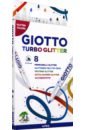 Набор фломастеров Giotto Turbo Glitter, 8 цветов (425800).