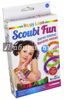 Scoubi Fun. Happy Loom. Набор для плетения браслетов - 5 шт. (02210).
