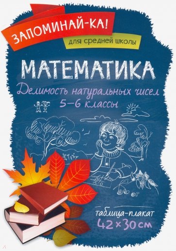 Математика. Делимость натуральных чисел. 5-6 классы