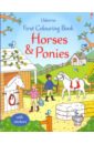 mills andrea horses and ponies ultimate sticker book First Colouring Book. Horses and Ponies
