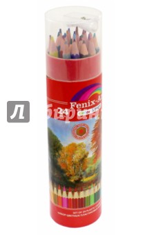 Набор цветных пластиковых карандашей 