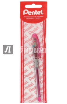 Ручка гелевая игловидная, розовая, 0.7 мм (PBG207-P).