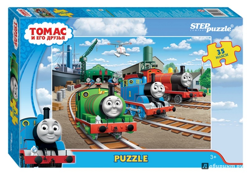 Иллюстрация 1 из 2 для Step Puzzle-35 MAXI "Томас и его друзья" (91223) | Лабиринт - игрушки. Источник: Лабиринт