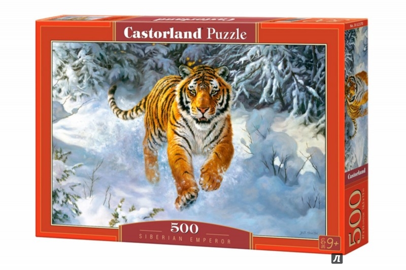 Иллюстрация 1 из 5 для Puzzle-500 "Амурский тигр" (B-52400) | Лабиринт - игрушки. Источник: Лабиринт
