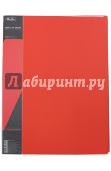 Папка с вкладышами, пластиковая, 10 вкладышей STANDARDLlINE DISPLAY BOOK, красная (10AV4_00115).