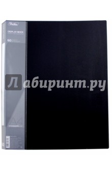 Папка с вкладышами, пластиковая, 60 вкладышей STANDARDLlINE DISPLAY BOOK, черная (60AV4_00101).