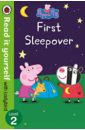 Peppa Pig. First Sleepover hot 1 set of 40 books 7 9 level oxford reading tree rich reading help children read pinyin english story picture book libros new