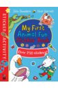 My First Animal Fun Sticker Book goes peter follow finn a search and find maze book