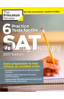 6 Practice Tests for the SAT, 2017 edition