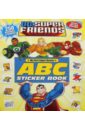 DC Super Friends. ABC Sticker Book alphabet chart