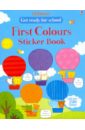 wood hannah get ready for school first words sticker book Get Ready for School. First Colours sticker book