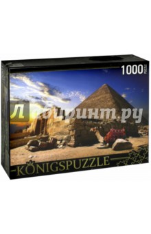 Puzzle-1000 "Египет. Пирамиды и верблюд" (ГИК1000-6529)