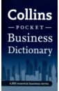 Pocket Business Dictionary collins pocket dictionary and thesaurus