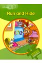 Budgell Gill Run and Hide 10 books set 1 4 level graduated reading improve article hand book helps kid to read phonics english story picture book