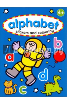 Alphabet. Sticker & Colouring Book