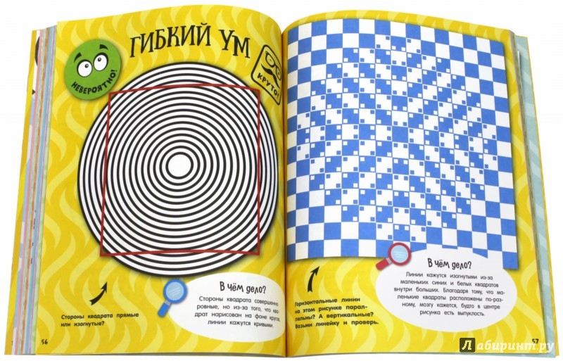 Иллюстрация 3 из 4 для Оптические иллюзии. Более 100 оптических чудес - Пэт Джейкобс | Лабиринт - книги. Источник: Лабиринт
