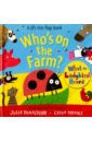 Donaldson Julia Who's on the Farm? A Lift the Flap Book seek and find on the farm laminated 520x760mm