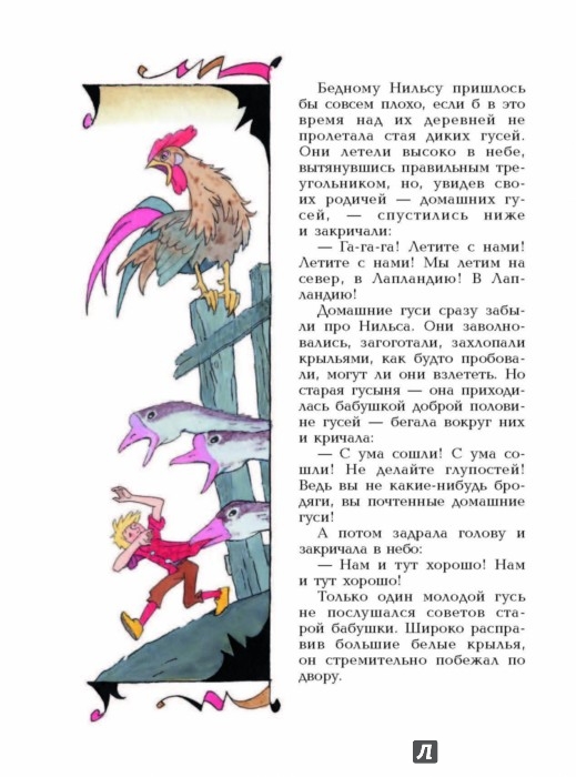 Иллюстрация 12 из 15 для Чудесное путешествие Нильса с дикими гусями - Лагерлеф Сельма Оттилия Лувиса | Лабиринт - книги. Источник: Лабиринт