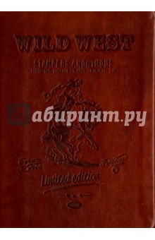 Ежедневник недатированный Wild west. 160 листов (AZ092/brown).