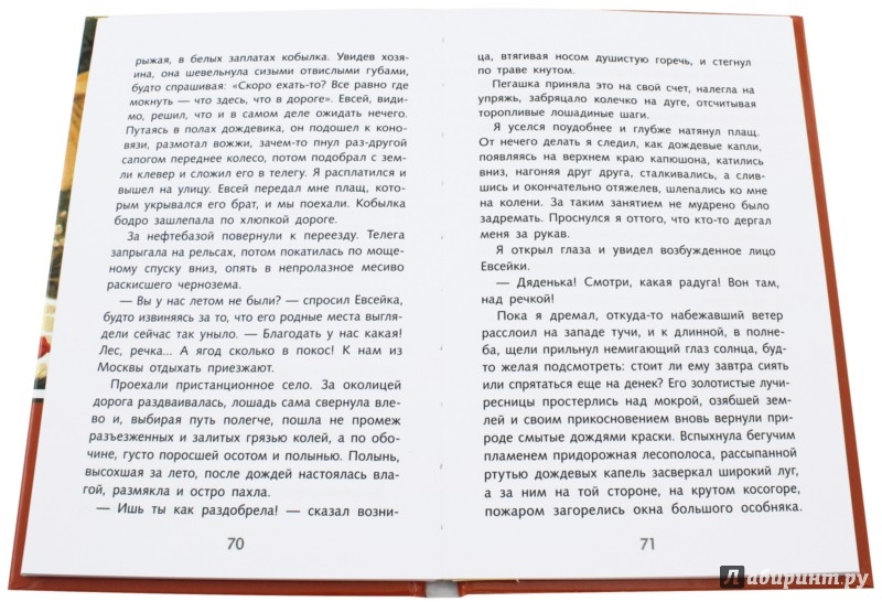 Е. И. Носов. «Кукла» (1959), «Живое пламя» (1957). 7 класс