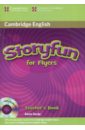 Saxby Karen Storyfun for Flyers Teacher's Book with Audio CDs (2) easy english with games and activities 4 cd