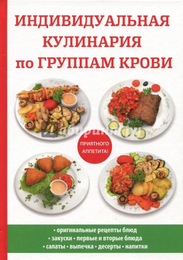 Индивидуальная кулинария по группам крови
