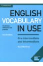Redman Stuart English Vocabulary in Use. Pre-intermediate and Intermediate. Book with Answers Vocabulary Reference пархамович т английский язык upgrade your english vocabulary
