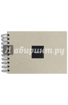 Скетчбук для белых ручек и туши (62 листа, А5, гребень, черная бумага) (440959).