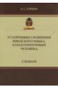 Алешин Алексей Сергеевич Устойчивые сравнения шведского языка, характеризующие человека. Словарь казанская м в казанский в о веселые прописи шведского языка