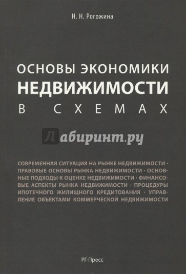 Основы экономики недвижимости в схемах. Учебное пособие