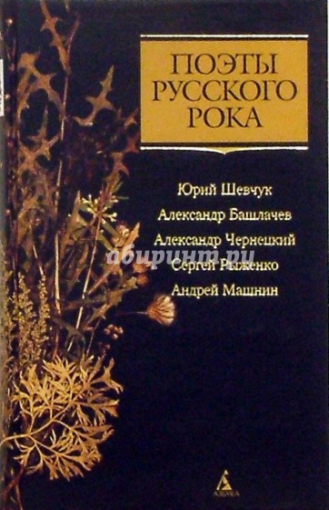 Поэты русского рока: Ю. Шевчук, А. Башлачев, А. Чернецкий и др.