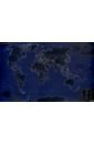 Обложка Карта мира. Светящаяся в темноте. В подар. тубусе