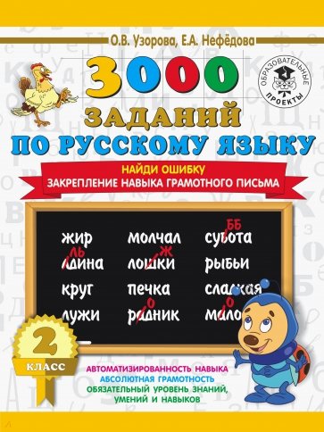 Русский язык. 2 класс. Найди ошибку