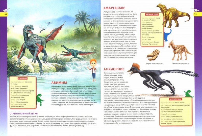 Энциклопедия динозавров с картинками и названиями