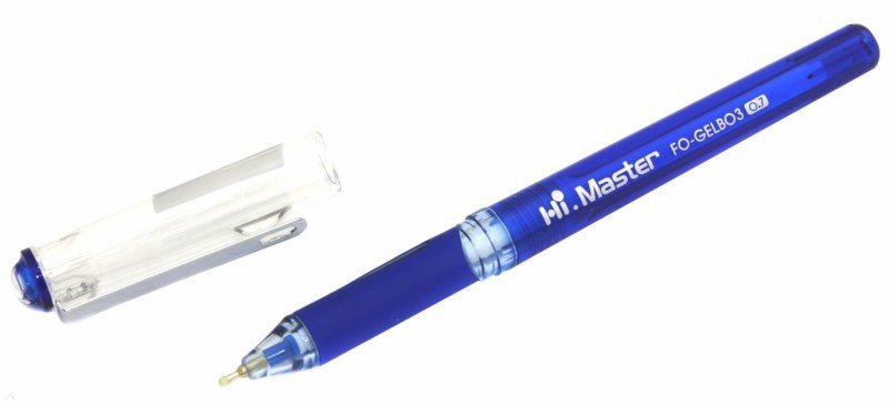 Иллюстрация 1 из 2 для Ручка гелевая. HI MASTER 0,7 мм синяя (FO-GELB03) | Лабиринт - канцтовы. Источник: Лабиринт