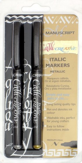 Набор маркеров "CalliCreative Metallic" (2 штуки) (MM6640)