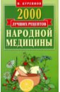 Куреннов Иван Петрович 2000 лучших рецептов народной медицины. Карманная книга