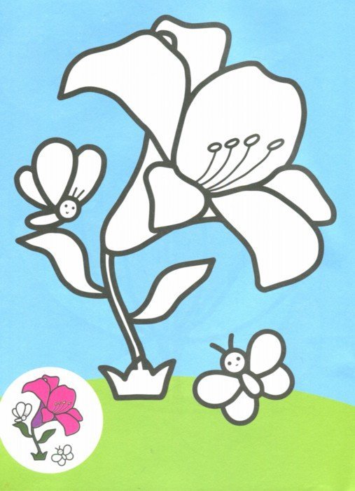 Иллюстрация 1 из 12 для Мои цветочки 1+. Книжка с наклейками | Лабиринт - книги. Источник: Лабиринт