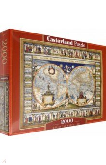 Puzzle-2000. Карта мира, 1639