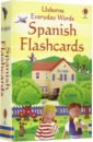 Everyday Words Spanish Flashcards team together 1 word cards
