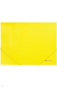 Папка на резинках Neon, желтая 227461.