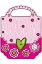 My Pretty Pink Sticker Bag my super sparkly sticker bag