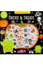 Tricks and Treats Puffy Sticker. Activity book halloween sticker activities