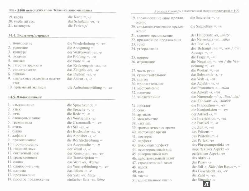 Иллюстрация 1 из 39 для 3500 немецких слов. Техника запоминания - Павел Литвинов | Лабиринт - книги. Источник: Лабиринт