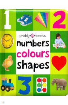 Priddy Roger - Numbers, Colours Shapes (soft to touch board book)