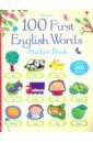 Brooks Felicity 100 First English Words. Sticker Book first english words cd