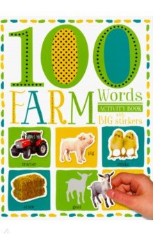 

100 First Farm Words Sticker Activity book