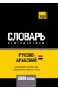 Русско-арабский (египетский) тематический словарь. 5000 слов. Для активного изучения и словарн. зап. - Таранов Андрей Михайлович