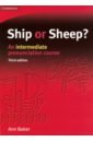 Baker Ann Ship or Sheep? An intermediate pronunciation course souvenir gold and green colour ship 10cm length