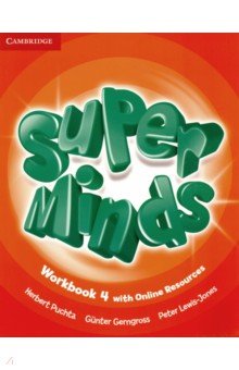 Обложка книги Super Minds. Level 4. Workbook with Online Resources, Puchta Herbert, Gerngross Gunter, Lewis-Jones Peter